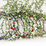 Maxbell 20m Artificial Silk Vines Leaf Hanging Plant Garland for Home Wedding Party