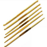 Maxbell 8Set Double Head Grip Aluminum Handle Crochet Hook for Hand Sewing Arts Tool