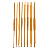 Maxbell 8Set Double Head Grip Aluminum Handle Crochet Hook for Hand Sewing Arts Tool