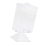 Maxbell Clear Acrylic Nail Art Wipes Holder Case Makeup Cotton Pads Storage Box