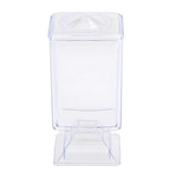 Maxbell Clear Acrylic Nail Art Wipes Holder Case Makeup Cotton Pads Storage Box