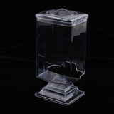 Maxbell Clear Acrylic Nail Art Wipes Holder Case Makeup Cotton Pads Storage Box