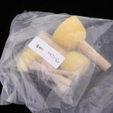 Maxbell 5 Sizes Round Sponges Brush Set Kids Painting Tools Sponge Painting Stippler Set DIY Painting Tools in for Kids