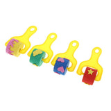 Maxbell 4pcs Painting Sponge Roller Brush Early Learning Painting Tools