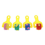 Maxbell 4pcs Painting Sponge Roller Brush Early Learning Painting Tools