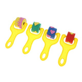 Maxbell 4pcs Painting Sponge Roller Brush Early Learning Painting Tools
