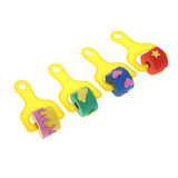 Maxbell 4pcs Painting Sponge Roller Brush Early Learning Painting Tools