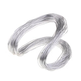 Max 55 Meters Aluminium Wire 2mm Craft Floral Jewelry Beading Wires silverwhite