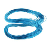 Max 55 Meters Aluminium Wire 2mm Craft Floral Jewelry Beading Wires lake blue