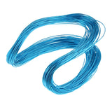 Max 55 Meters Aluminium Wire 2mm Craft Floral Jewelry Beading Wires lake blue