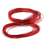 Max 55 Meters Aluminium Wire 2mm Craft Floral Jewelry Beading Wires red