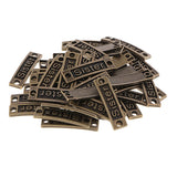 Max 40Sets  Letter Words Charms Connector DIY Jewelry Making Craft  Retro bronze