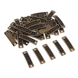 Max 40Sets  Letter Words Charms Connector DIY Jewelry Making Craft  Retro bronze