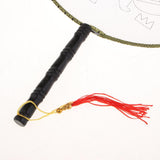 Maxbell Handheld Fabric Blank Fan for Painting Chinese Fan Round DIY Rabbit