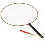 Max Handheld Fabric Blank Fan for Painting Chinese Fan Round DIY Elephant