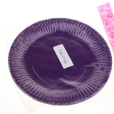 Max 10 Pieces Paper Plates Dishes Dumpling Mould Maker DIY Kids Toys Purple