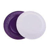 Max 10 Pieces Paper Plates Dishes Dumpling Mould Maker DIY Kids Toys Purple