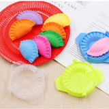 Max 10 Pieces Paper Plates Dishes Dumpling Mould Maker DIY Kids Toys Purple