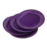 Max 10 Pieces Paper Plates Dishes Dumpling Mould Maker DIY Kids Toys Purple