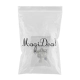 Max 50Pcs DIY Brooch Lapel Safety Pins Round Blank Pad Base Cabochon Back Silver