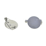 Max 100Pcs DIY Brooch Lapel Safety Pins Round Blank Pad Base Cabochon Back Mixed