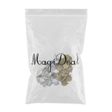 Max 100Pcs DIY Brooch Lapel Safety Pins Round Blank Pad Base Cabochon Back Mixed