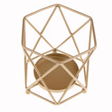 Max Golden Geometric Candlestick Holder Nordic Style Candles Stand Decor Middle