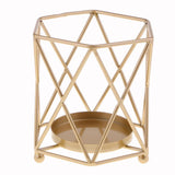 Max Golden Geometric Candlestick Holder Nordic Style Candles Stand Decor Middle