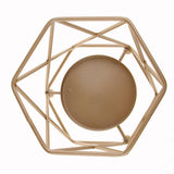 Max Golden Geometric Candlestick Holder Nordic Style Candles Stand Decor Middle