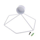 Max Modern 3D Geometric Candlestick Candle Holder for Home Party Decor White