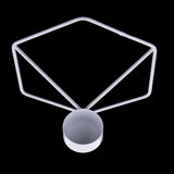 Max Modern 3D Geometric Candlestick Candle Holder for Home Party Decor White