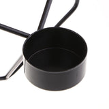 Max Modern 3D Geometric Candlestick Candle Holder for Home Party Decor Black