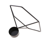 Max Modern 3D Geometric Candlestick Candle Holder for Home Party Decor Black