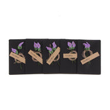 Max 5 Set Kraft Paper Card with Dried Flower DIY Greeting Card Purple Maataifaal