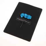 Max 5Pcs Handmade Cards with Dried Flowers DIY Envelopes for All Occasions A