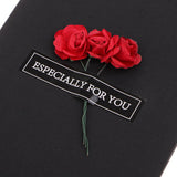 Max 5Pcs Handmade Cards with Dried Flowers DIY Envelopes for All Occasions C