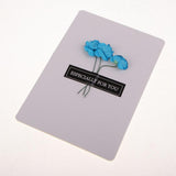 Max 5Pcs Handmade Cards with Dried Flowers DIY Envelopes for All Occasions F