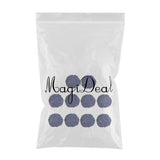 Maxbell 10pcs Wicker Rattan Ball Table Wedding Vase Fillers Hanging Ornament Blue