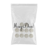 Maxbell 10pcs Wicker Rattan Ball Table Wedding Vase Fillers Hanging Ornament White