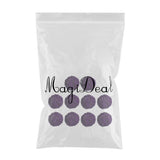 Maxbell 10pcs Wicker Rattan Ball Table Wedding Vase Fillers Hanging Ornament Purple
