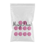 Maxbell 10pcs Wicker Rattan Ball Table Wedding Vase Fillers Hanging Ornament Pink
