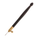 Maxbell Wood Handle Tambour Crochet Hook 3 Needles Embroidery Tool Purple Sandalwood