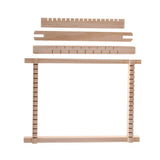 Max 8Pcs Traditional DIY Wooden Handloom Machine Weaving Knitting Loom Tools Set