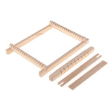 Max 4Pcs/Set Traditional DIY Wooden Handloom Machine Weaving Knitting Loom Tool