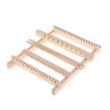 Max 4Pcs/Set Traditional DIY Wooden Handloom Machine Weaving Knitting Loom Tool