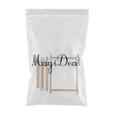 Max 4Pcs/Set Traditional DIY Wooden Handloom Machine Weaving Knitting Loom Tool