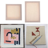 Max Wood Embroidery Cross Stitch Hoop Frame w/ Cloth Fabric Needlepoint 35x26cm