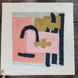 Max Wood Embroidery Cross Stitch Hoop Frame w/ Cloth Fabric Needlepoint 35x26cm