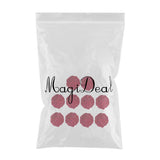 Maxbell 10 Pieces Rattan Wicker Ball Photo Props Wedding Home DIY Trinkets Red