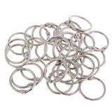 Maxbell 10/20/30 Sets Book Ring Small Loose Leaf Binder Rings Keychain Key Ring 20mm